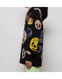 Givenchy | Men | Classic Fit Basketball Print Hoodie | Black