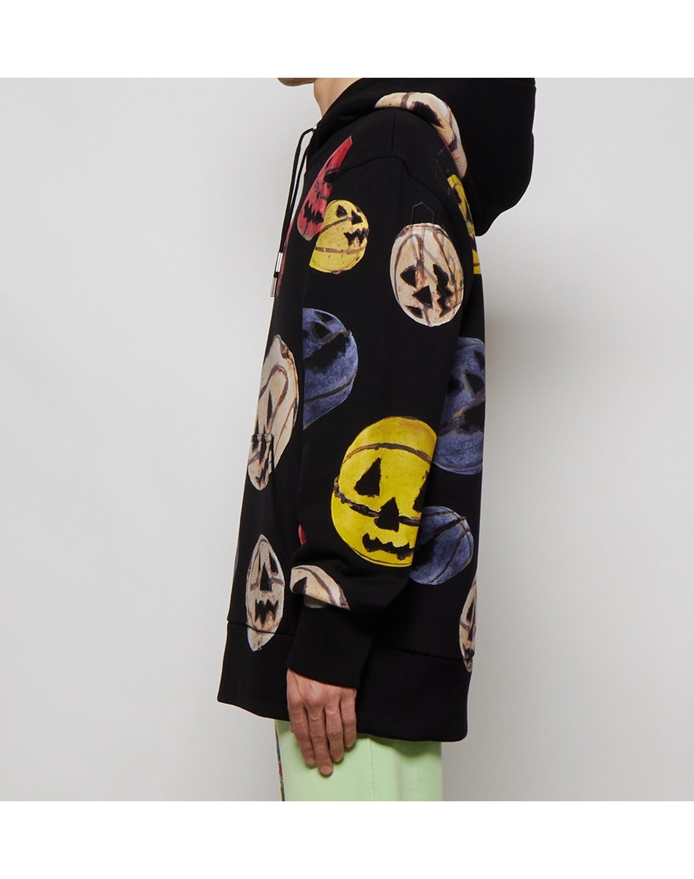 Givenchy | Men | Classic Fit Basketball Print Hoodie | Black