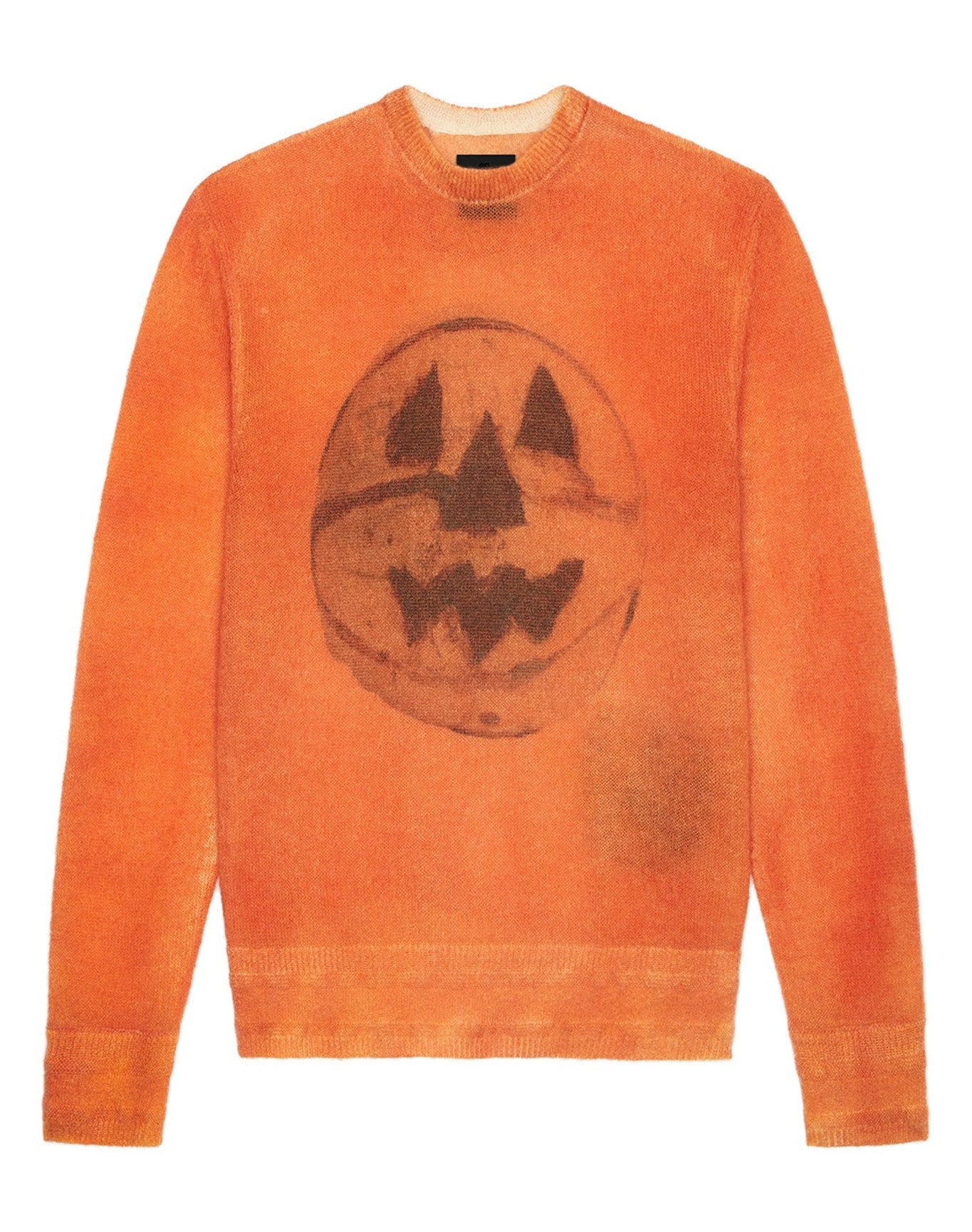 Givenchy | Men | Crew Neck Print Sweater | Orange