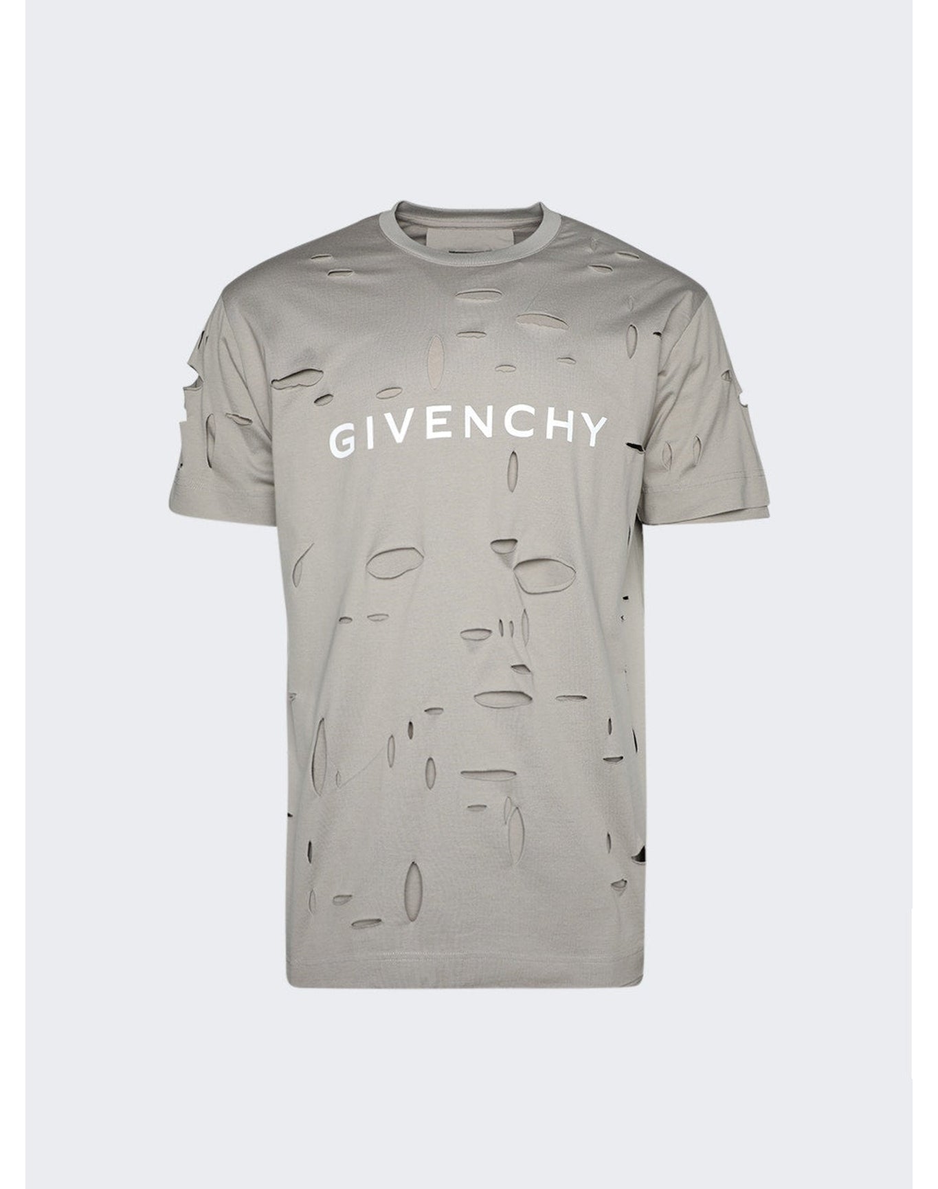 Givenchy | Men | Distressed Tee | Taupe