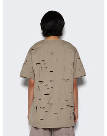 Givenchy | Men | Distressed Tee | Taupe