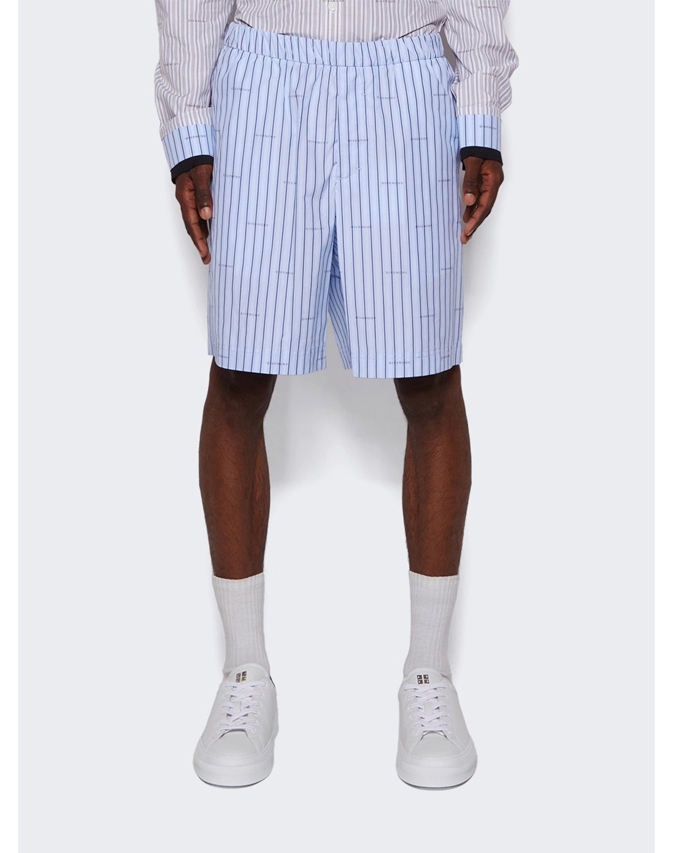Givenchy | Men | Elasticated Shorts | Baby Blue