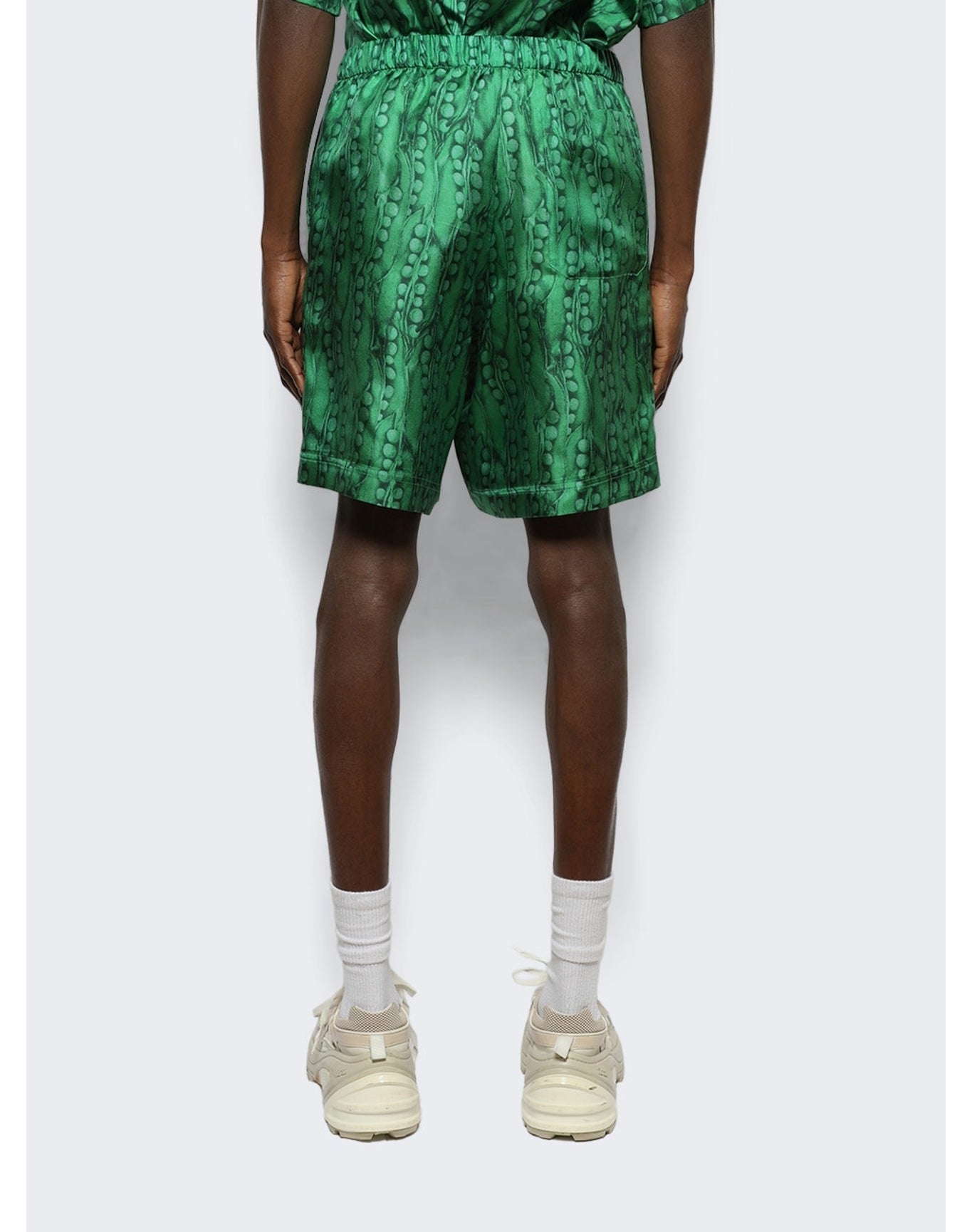 Givenchy | Men | Formal Elastic Shorts | Green