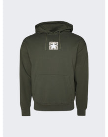 Givenchy | Men | Graphic Hoodie | Olive Green