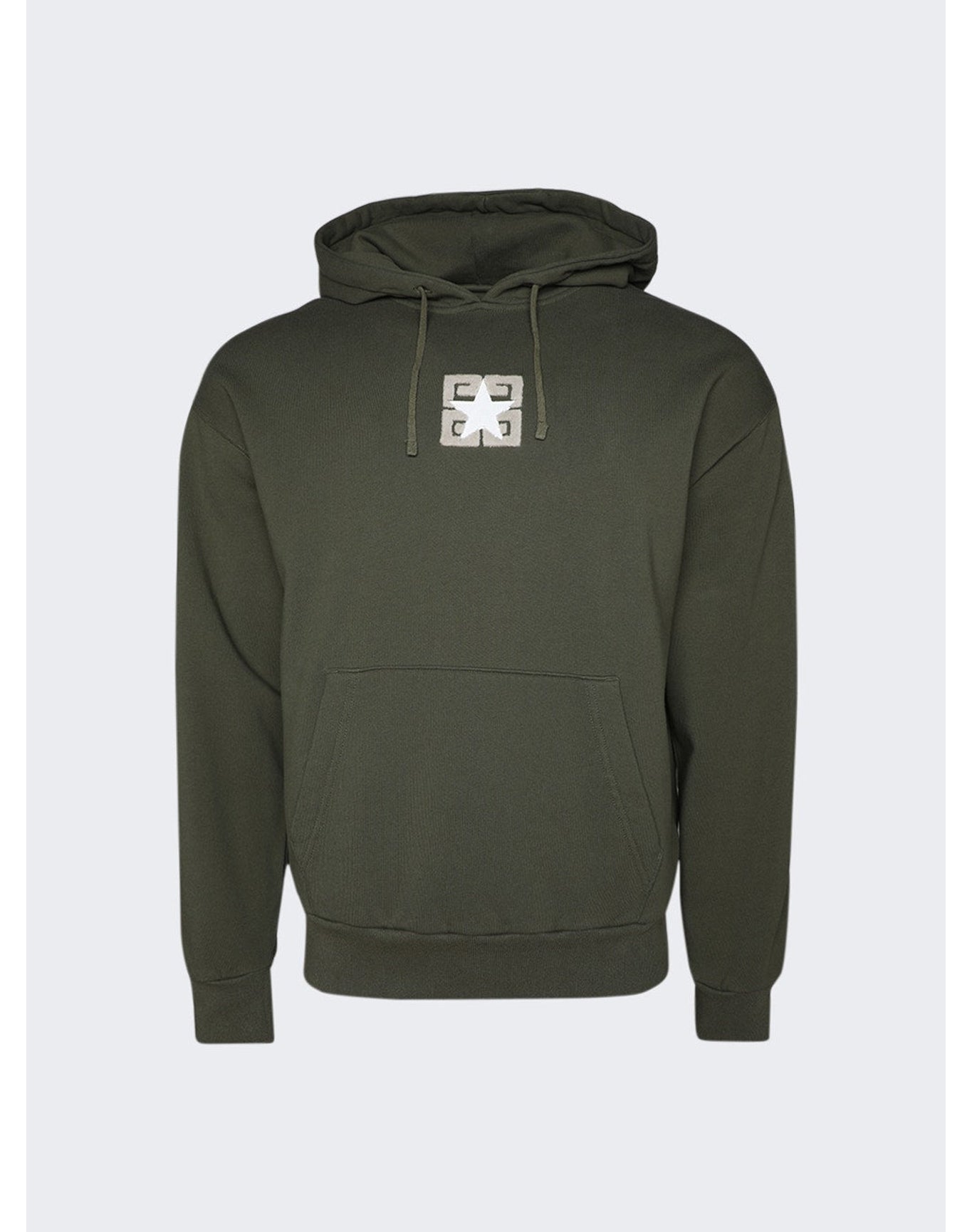 Givenchy | Men | Graphic Hoodie | Olive Green