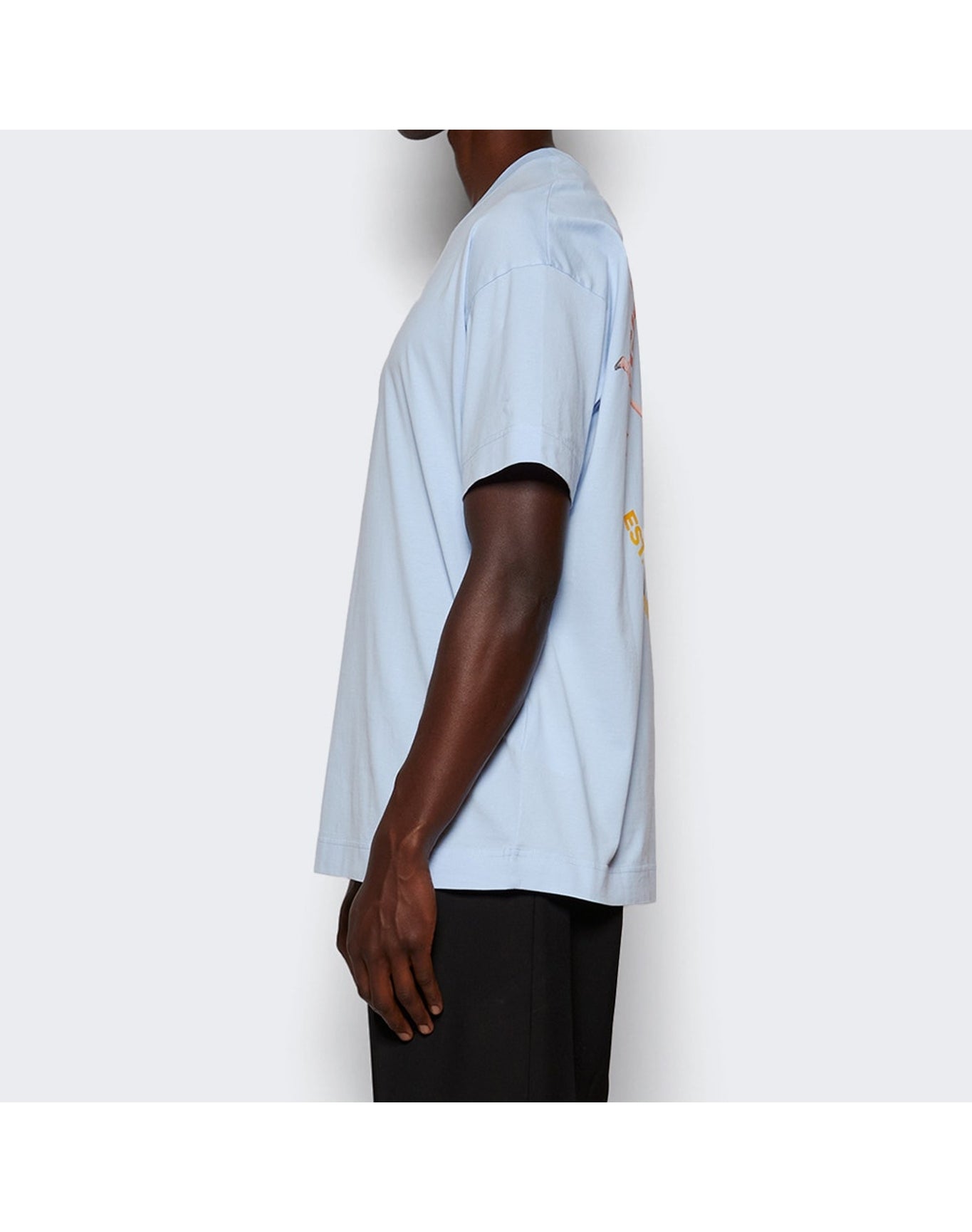 Givenchy | Men | Graphic Tee | Sky Blue