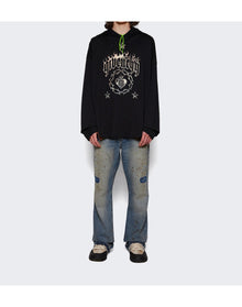 Givenchy | Men | Graphic Vintage Hoodie | Black