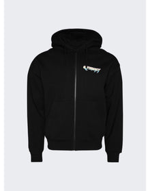 Givenchy | Men | Graphic Zip Hoodie | Black