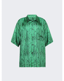 Givenchy | Men | Hawaii Shirt With Front Pocket | Green