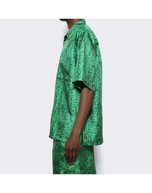 Givenchy | Men | Hawaii Shirt With Front Pocket | Green