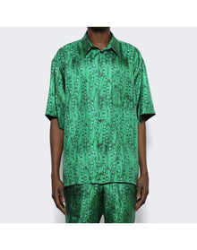 Givenchy | Men | Hawaii Shirt With Front Pocket | Green