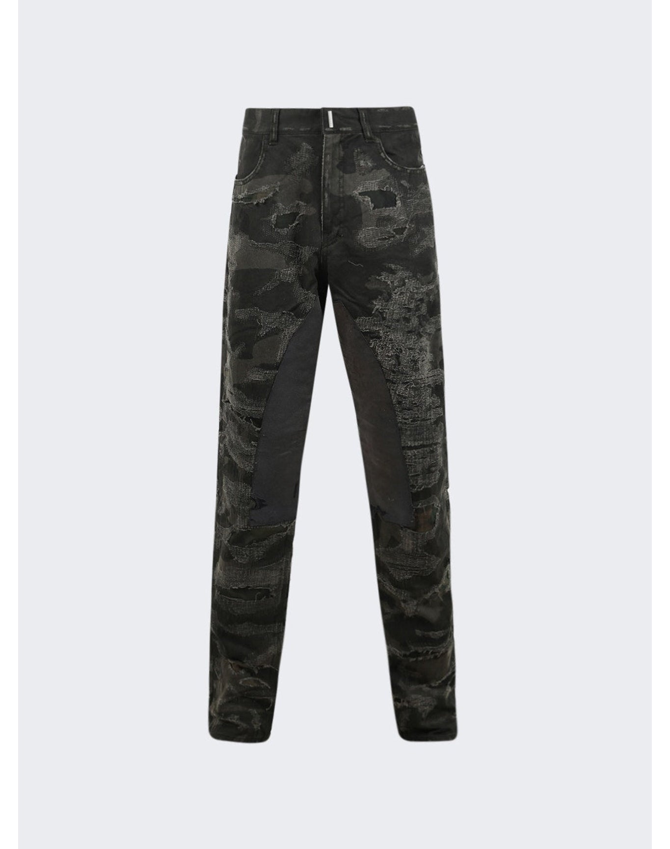 Givenchy | Men | Leg Yoked Slim Fit Denim Trousers | Khaki Brown