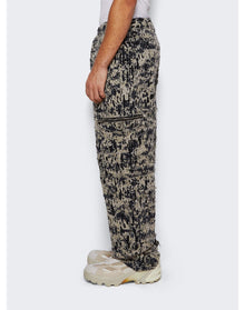 Givenchy | Men | Loose Fit Cargo Pants | Beige x Black