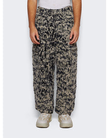 Givenchy | Men | Loose Fit Cargo Pants | Beige x Black