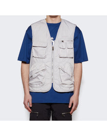 Givenchy | Men | Multipocket Sleeveless Vest | Pearl Grey