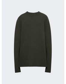 Givenchy | Men | Oversized Crewneck Sweater | Military Green