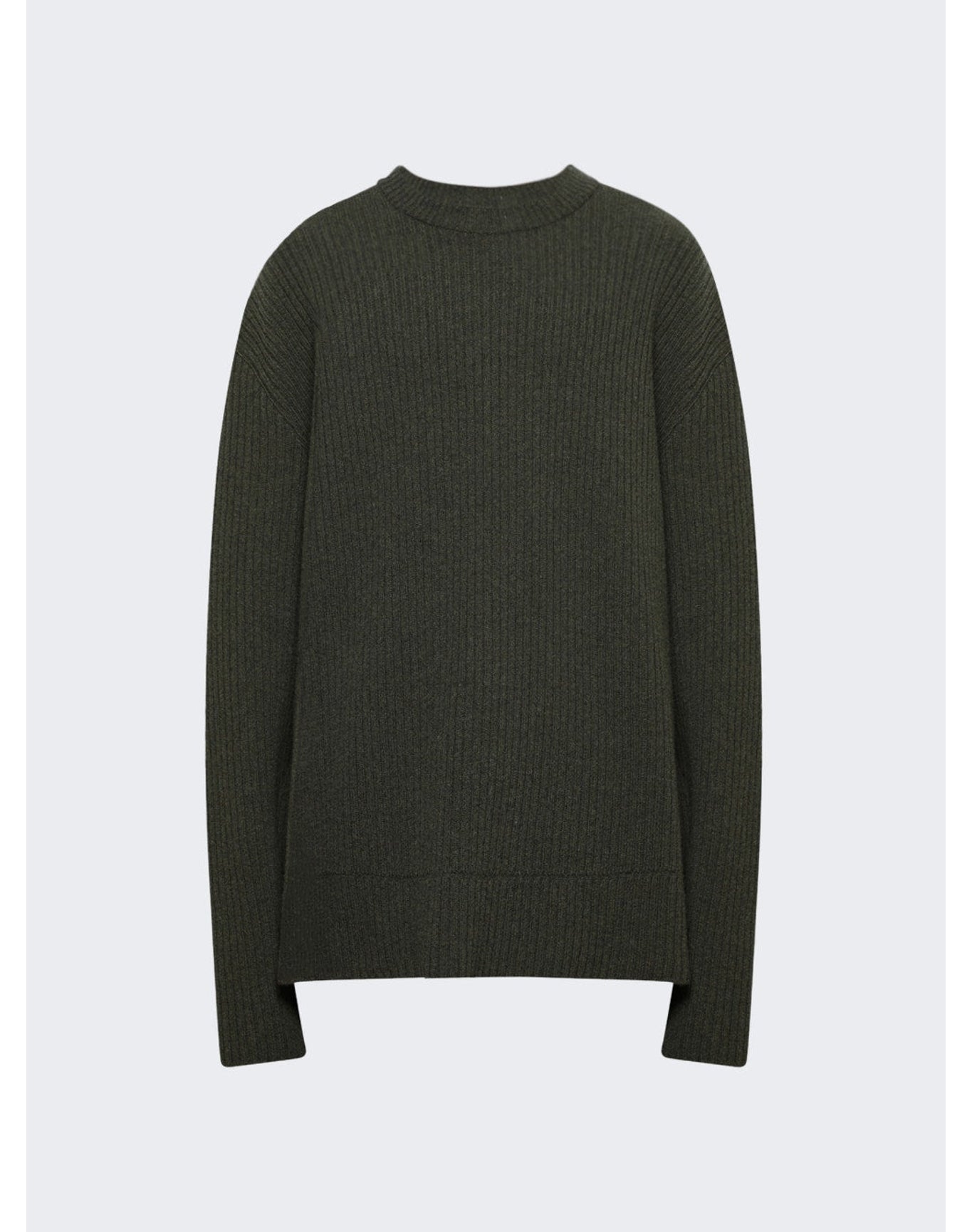 Givenchy | Men | Oversized Crewneck Sweater | Military Green