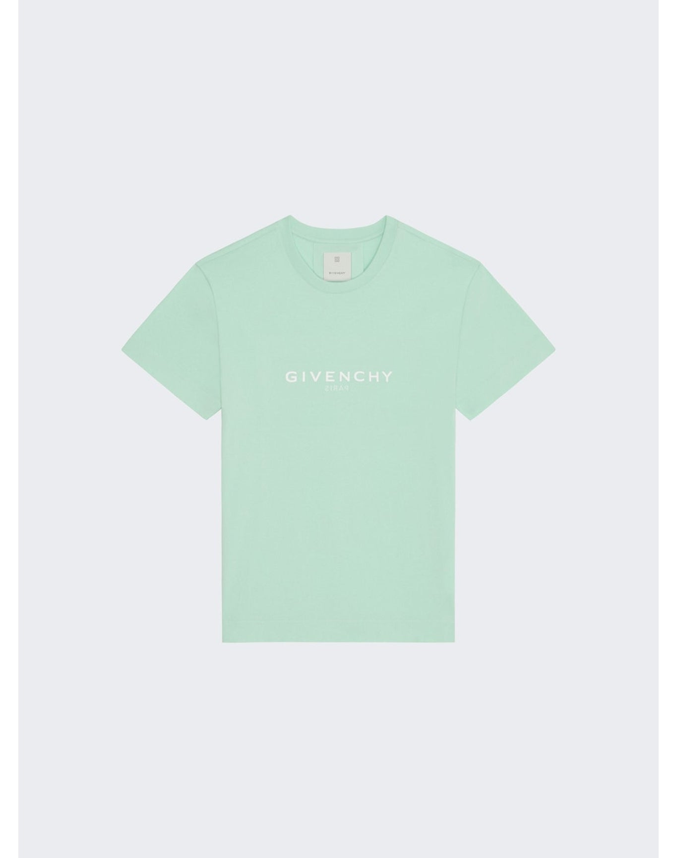 Givenchy | Men | Reverse Slim Fit Tee | Aqua Green