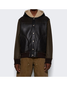 Givenchy | Men | Reversible Shearling Varsity | Brown
