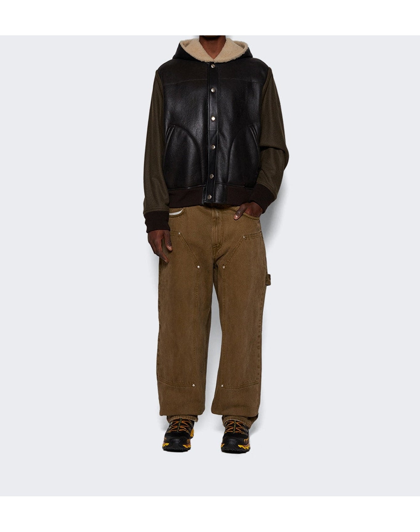 Givenchy | Men | Reversible Shearling Varsity | Brown