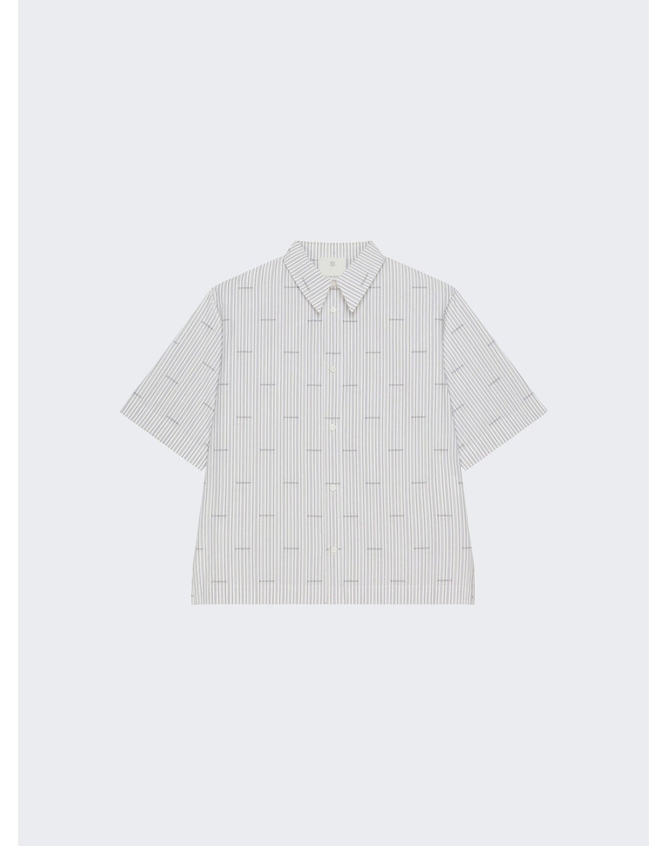 Givenchy | Men | Short Sleeve Boxy Fit Shirt | Grey