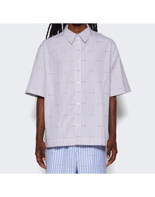 Givenchy | Men | Short Sleeve Boxy Fit Shirt | Grey