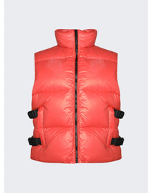 Givenchy | Men | Sleeveless Puffer Vest With Buckles | Orange
