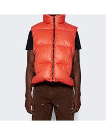 Givenchy | Men | Sleeveless Puffer Vest With Buckles | Orange
