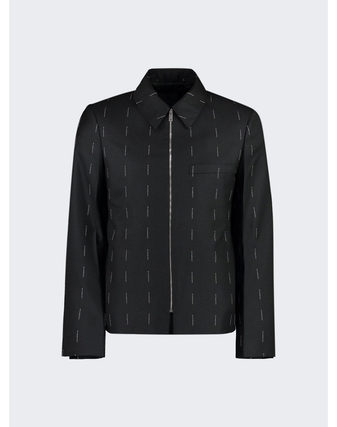 Givenchy | Men | Structured Zipped Jacket | Black