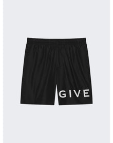 Givenchy | Men | Swim Shorts | Black x White