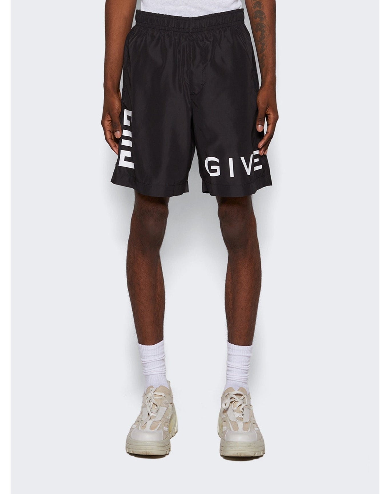 Givenchy | Men | Swim Shorts | Black x White