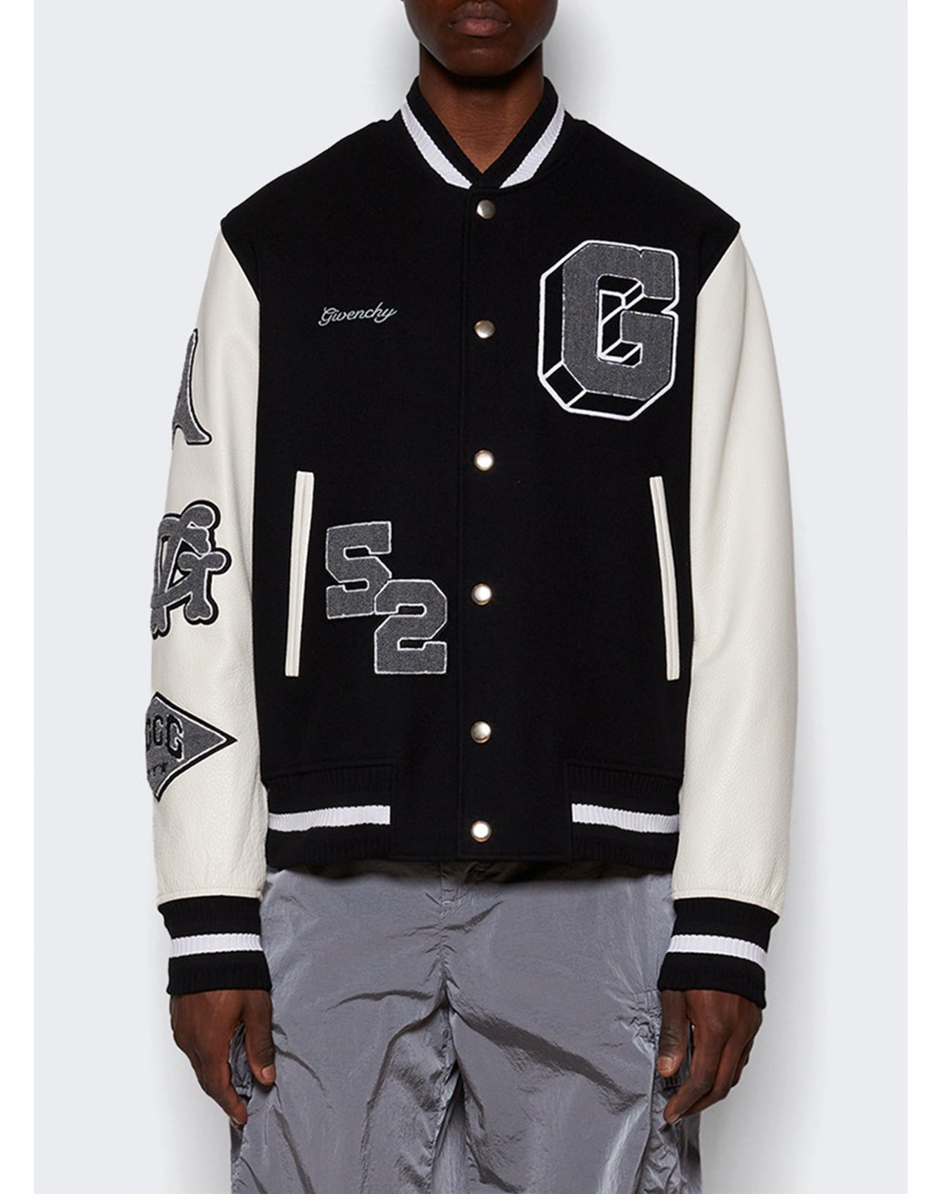 Givenchy | Men | Varsity Jacket | Black x White (V1)