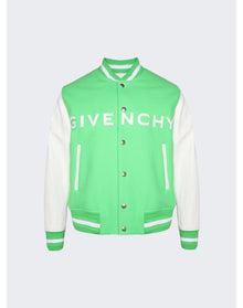 Givenchy | Men | Varsity Jacket | Bright Green