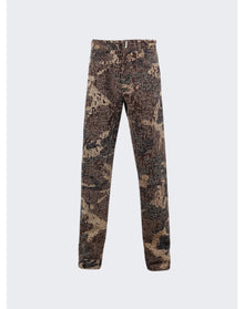 Givenchy | Men | Zipped Slim Fit Denim Trousers | Brown Beige