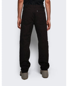 Givenchy | Men | Zipped Slim Fit Denim Trousers | Dark Brown (V1)