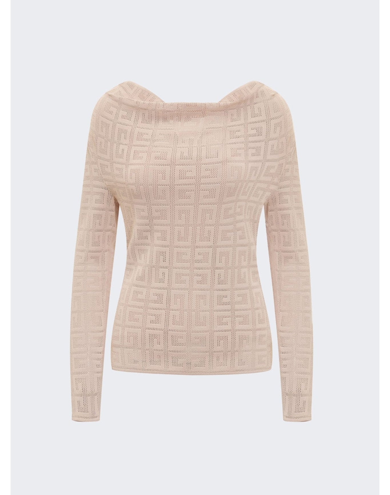 Givenchy | Women | 4g Draped Pullover | Blush Pink