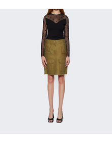 Givenchy | Women | 4g Tulle Long Sleeve Top | Black