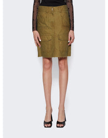 Givenchy | Women | Cargo Skirt | Olive Green