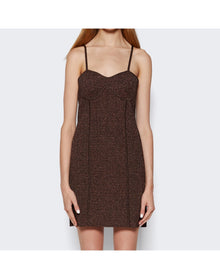 Givenchy | Women | Corset 4g Jacquard Mini Dress | Bronze