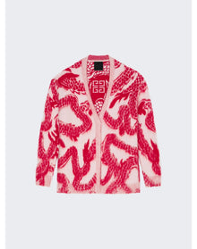 Givenchy | Women | Dragon Jacquard Cardigan | Pink