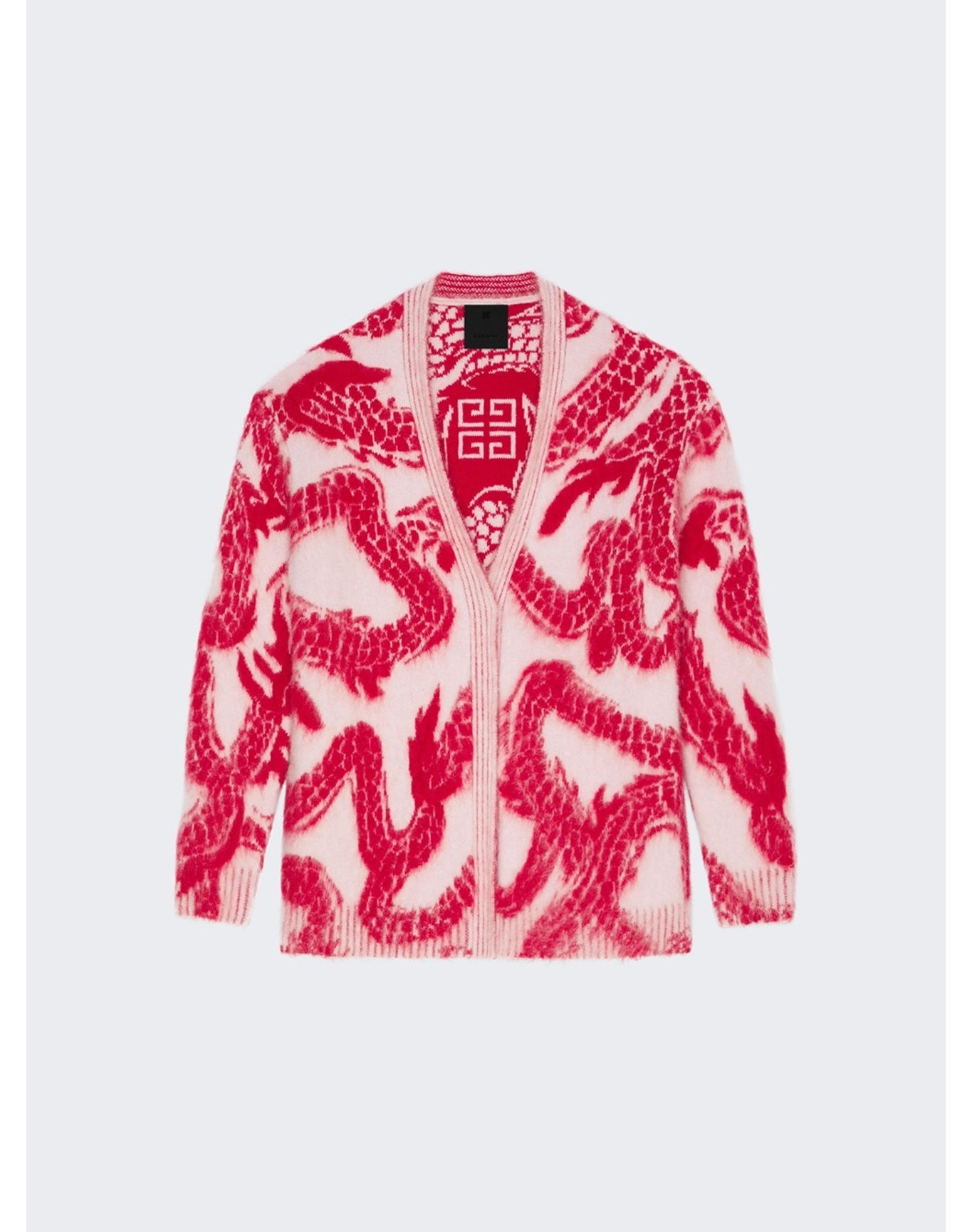 Givenchy | Women | Dragon Jacquard Cardigan | Pink