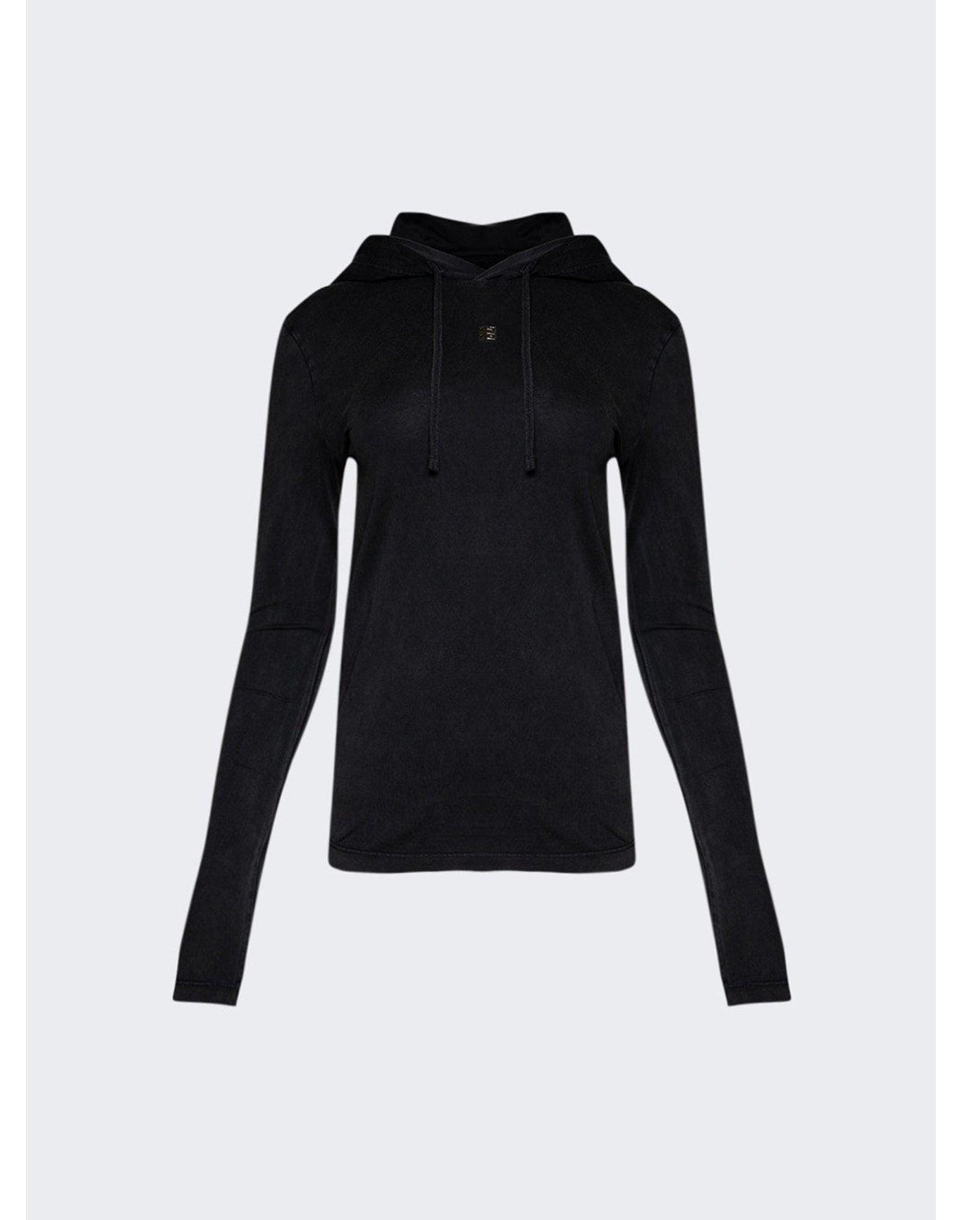 Givenchy | Women | Fitted Hoodie | Faded Black