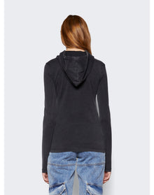 Givenchy | Women | Fitted Hoodie | Faded Black
