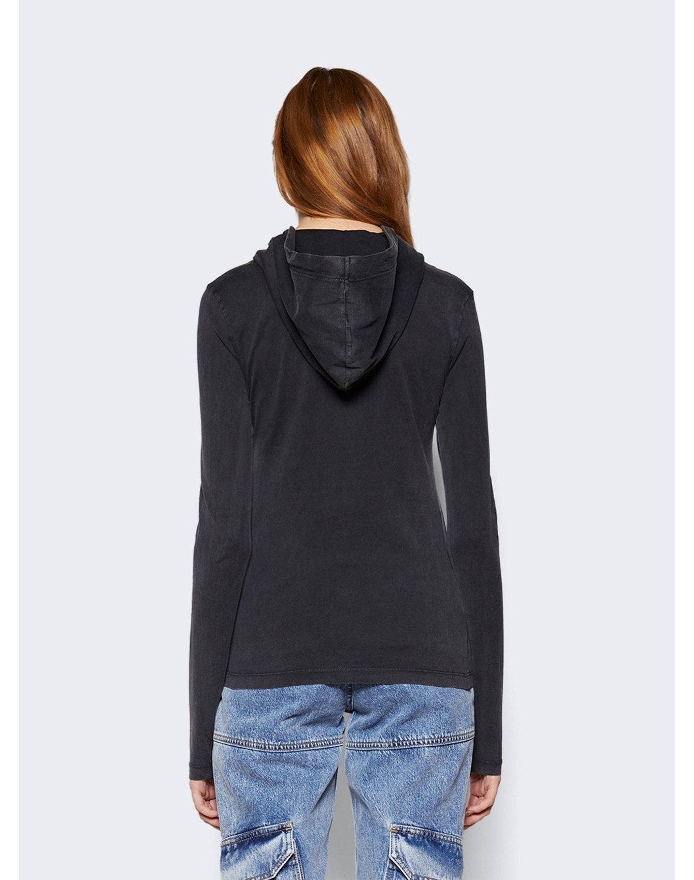 Givenchy | Women | Fitted Hoodie | Faded Black