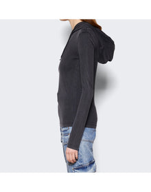 Givenchy | Women | Fitted Hoodie | Faded Black