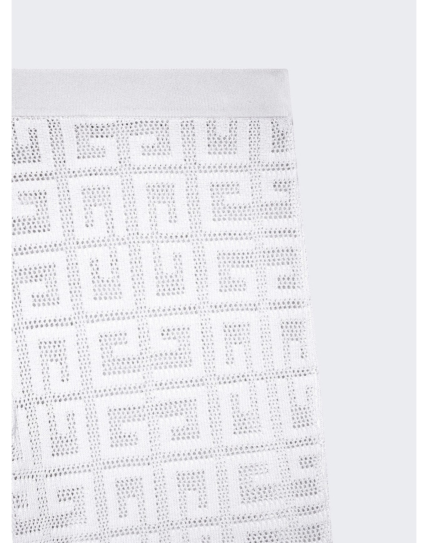 Givenchy | Women | Flare Pants In 4g Jacquard | White