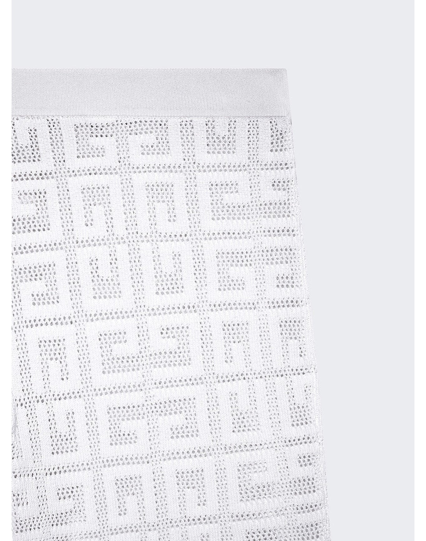 Givenchy | Women | Flare Pants In 4g Jacquard | White