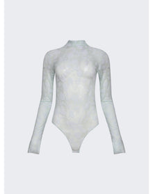 Givenchy | Women | Floral Tulle Bodysuit | White