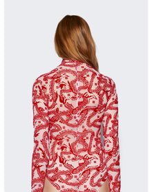 Givenchy | Women | Jacquard Bodysuit | Pink