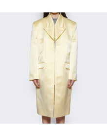 Givenchy | Women | Silk Satin Duchesse Coat | Butter
